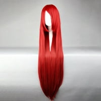 ייחודי מציאות שיער טבעי פאות עבור נשים עם כובע פאה ארוך שיער 39 בהיר אדום פאות