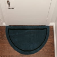 דלוקס נוחות הנלי צמר חצי עיגול מבואת שטיח, 44 קוטר - באיכות גבוהה לאורך זמן-יד מצויץ חצי מעגל שטיח-עמיד