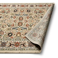 גם ארוג פרסה מסורתי מזרחי פרסית שנהב 2'3 7'3 שטיח רץ
