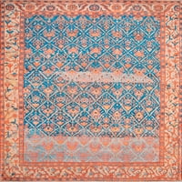 Nuloom jazmin פרסי מודפס שטיח שטח שטח, 5 '3 7' 7