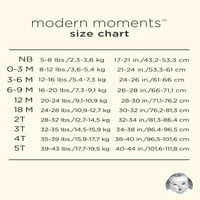 רגעים מודרניים מאת גרבר לתינוקת בגדי גוף, עטיפות חיתולים וגימור ראש, 6 חלקים