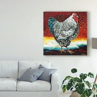 סימן מסחרי אמנות 'פנסי עוף אני' אמנות בד מאת קרולי ויטאלטי