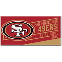 חתוך 30 60 מגבת חוף, סן פרנסיסקו 49ers