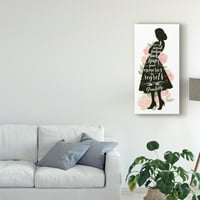 סימן מסחרי אמנות 'איקוני אישה הרביעי' אמנות בד על ידי גרייס פופ